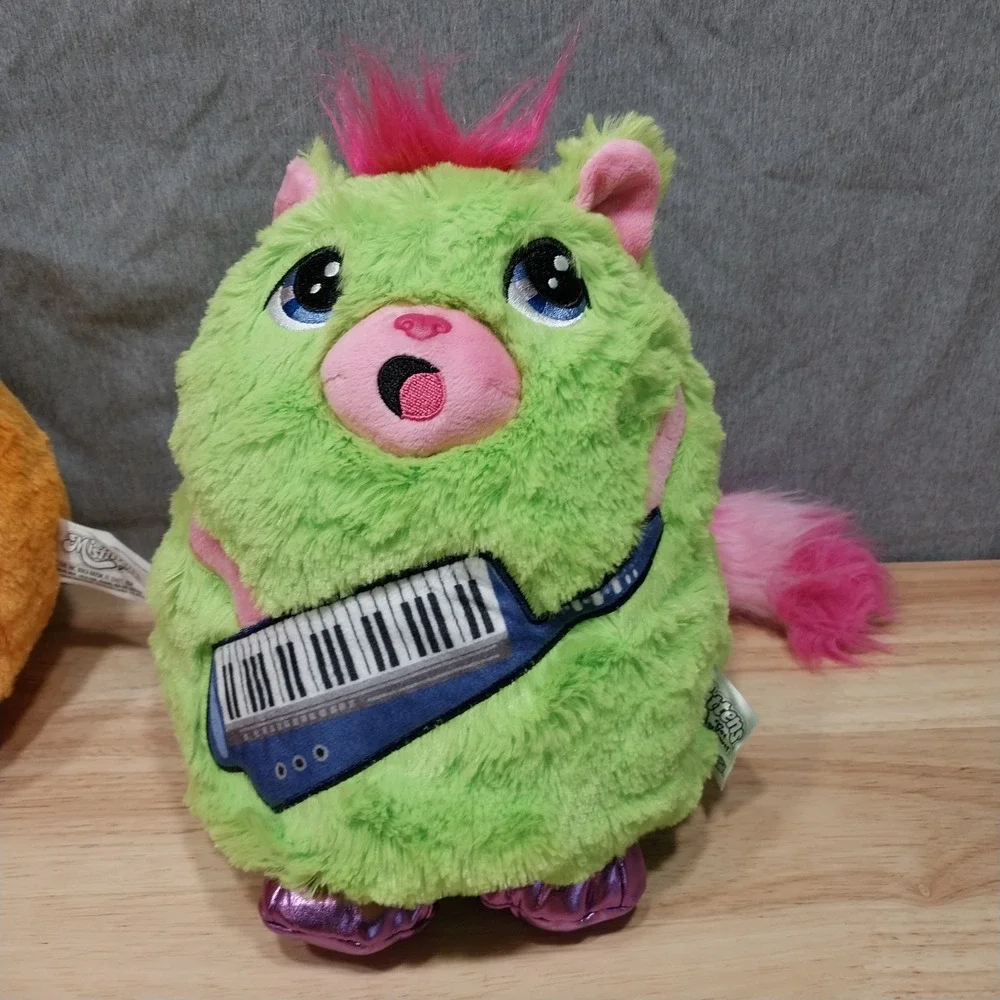 Misfittens Plush Rock Gurlz Guitar Keytar Set 11 Inch Plushies